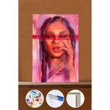 WebStyle Sayılarla Boyama Seti Çerçeveli Kasnaklı Içsel Savaş 40X50 cm