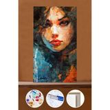 WebStyle Sayılarla Boyama Seti Çerçeveli Kasnaklı Londrada Yaşanmışlıklar 60X75 cm