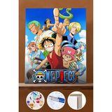 WebStyle Sayılarla Boyama Seti Çerçeveli Kasnaklı Süper Güç Anime 3 50X65 cm
