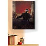 Webstyle Sayılarla Boyama Seti Kasnaklı Bardaki Gizemli Adam 60 X 75 Cm