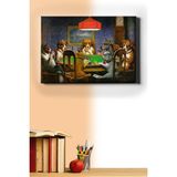 WebStyle Sayılarla Boyama Seti Kasnaklı Dog Poker 40 x 50 cm 40 x 50 cm