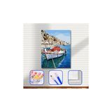 WebStyle Sayılarla Boyama Seti Kasnaklı Egenin Mavi Suları 40 x 50 cm