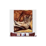 WebStyle Sayılarla Boyama Seti Kasnaklı Entel Kedi 60 x 75 cm