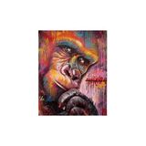 WebStyle Sayılarla Boyama Seti Kasnaklı Gorilin Bakışı 60 x 75 cm