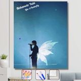 WebStyle Sayılarla Boyama Seti Kasnaklı Kelebek Kanatlar 60 x 75 cm