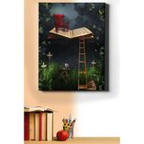 WebStyle Sayılarla Boyama Seti Kasnaklı Kitabın Dünyası 40 x 50 cm