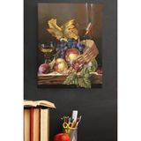 WebStyle Sayılarla Boyama Seti Kasnaklı Meyveler ve Şarap 40 x 50 cm
