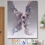 WebStyle Sayılarla Boyama Seti Kasnaklı Onu Hisset 50 x 65 cm