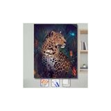 WebStyle Sayılarla Boyama Seti Kasnaklı Soyut Kaplan 50 x 65 cm