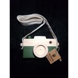 Websunday Ahşap Oyuncak Fotoğraf Makinesi - Koyu Yeşil - Renkli