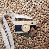 Websunday Ahşap Oyuncak Hediyelik Fotoğraf Makinesi - Siyah