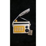 Websunday Retro Ahşap Dekoratif Radyo - Güneş Sarısı