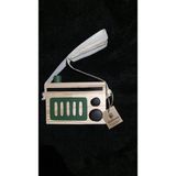 Websunday Retro Ahşap Dekoratif Radyo - Koyu Yeşil