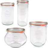 Weck 1000 ml. Cam Kavanoz Seti