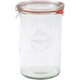 Weck 1000 ml Cam Saklama Kavanozu 6 Adet - Şeffaf