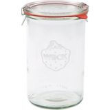 Weck 1000 ml Saklama Kavanozu Isıya Dayanıklı Cam Malzeme ile Uzun Süreli Kullanım