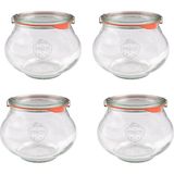 Weck 1062 ml Deco Kavanoz Seti (4 Adet)