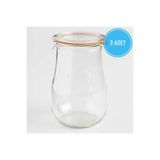 Weck 1750 Ml Lale Kavanoz Set ( 3 Adet )