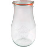 Weck 2700 ml Lale Cam Kavanoz Şık Tasarımıyla Saklama ve Sunum İçin Uygun