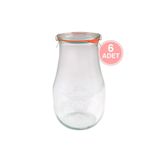 Weck 2700 Ml Lale Cam Saklama Kavanozu 6 Adet