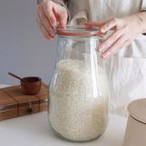 Weck 2700 ml Lale Serisi Cam Kavanoz Şık Tasarım ve Uzun Süreli Kullanım İçin Uygun
