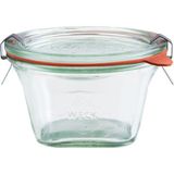 Weck 290 ml Kare Cam Saklama Kavanozu - Şeffaf