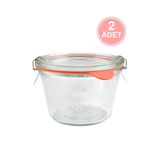 Weck 370 ml Cam Saklama Kavanozu 2 Adet