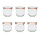 Weck 370 ml Lale Cam Saklama Kavanozu (6 Adet)