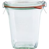Weck 545 ml Kare Cam Saklama Kavanozu - Şeffaf