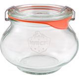 Weck 560 ml Dekor Cam Saklama Kavanozu 3 Adet - Şeffaf