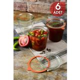Weck 580 Ml Cam Saklama Kavanoz Seti (6 Adet)