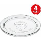 Weck Çap 120 Cam Kavanoz Kapağı (4 Adet) Orijinal Alman Weck Yedek Parça