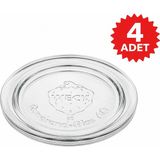 Weck Çap 60 Cam Kavanoz Kapağı (4 Adet) - Orijinal Alman Weck Yedek Parça