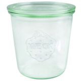 Weck Kavanoz 500 ml (yüksek kaliteli kullanım, cam kapaklı kavanoz, kaynatmak için; ısıya dayanıklı; mikrodalga fırına uygun; fırına uygun; yuvarlak kenarlı cam) 742, 6 adet