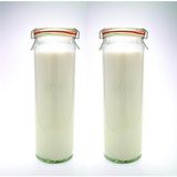 Weck Konserve Kavanozları - Şeffaf Camdan - Çevre Dostu Konserve Kavanozu - Yiyecek, Yoğurt ve J - Çok Renkli
