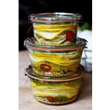 Weck Saklama Kavanoz Seti 3 Adet , 370 ml Mold (2 Adet) , 200 ml Mold (1 Adet)
