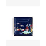Wedgwood Wonderlust Blue Pagoda Fine Bone Kare Servis Tabağı 14.5 cm