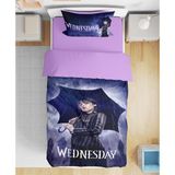 Wednesday 3D Dijital Baskılı Tek Kişilik Nevresim Takımı