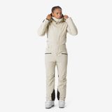 Wedze Kadın Kayak/Snowboard Tulumu - Bej - Suit 500