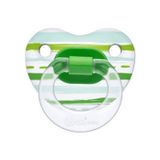 Wee Baby 0-6 Ay Silikon Şeffaf Desenli Damaklı Emzik