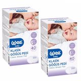 Wee Baby 132 Adet 40'lı 2 Adet Klasik Göğüs Pedi