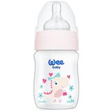 Wee Baby 135 PP Biberon Geniş Ağız 150 ml - Pembe