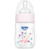 Wee Baby 135 PP Biberon Geniş Ağız 150 ml - Pembe