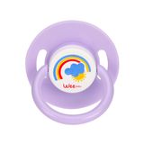 Wee Baby 18+ Ay Silikon Yuvarlak Uçlu Emzik Mor