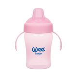 Wee Baby 240 ml Pembe Akıtmaz Kulplu Bardak