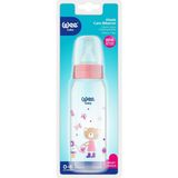 Wee Baby 250 ml Pembe Cam Biberon 876, 0-6 Ay Arası Bebekler İçin BPA İçermeyen Güvenli Seçim