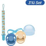 Wee Baby 2'li Cool Emzik No:2 - Erkek (Kutu ve Bant Seti) - 6 - 18 Ay - Mavi
