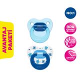 Wee Baby 2’li Damaklı Emzik No:1 Erkek