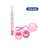 Wee Baby 2’li Damaklı Emzik No:2 - KIZ (Kutu ve Band Seti)