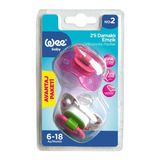 Wee Baby 2’li Damaklı Emzik No:2 Pembe - 0 - 6 Ay